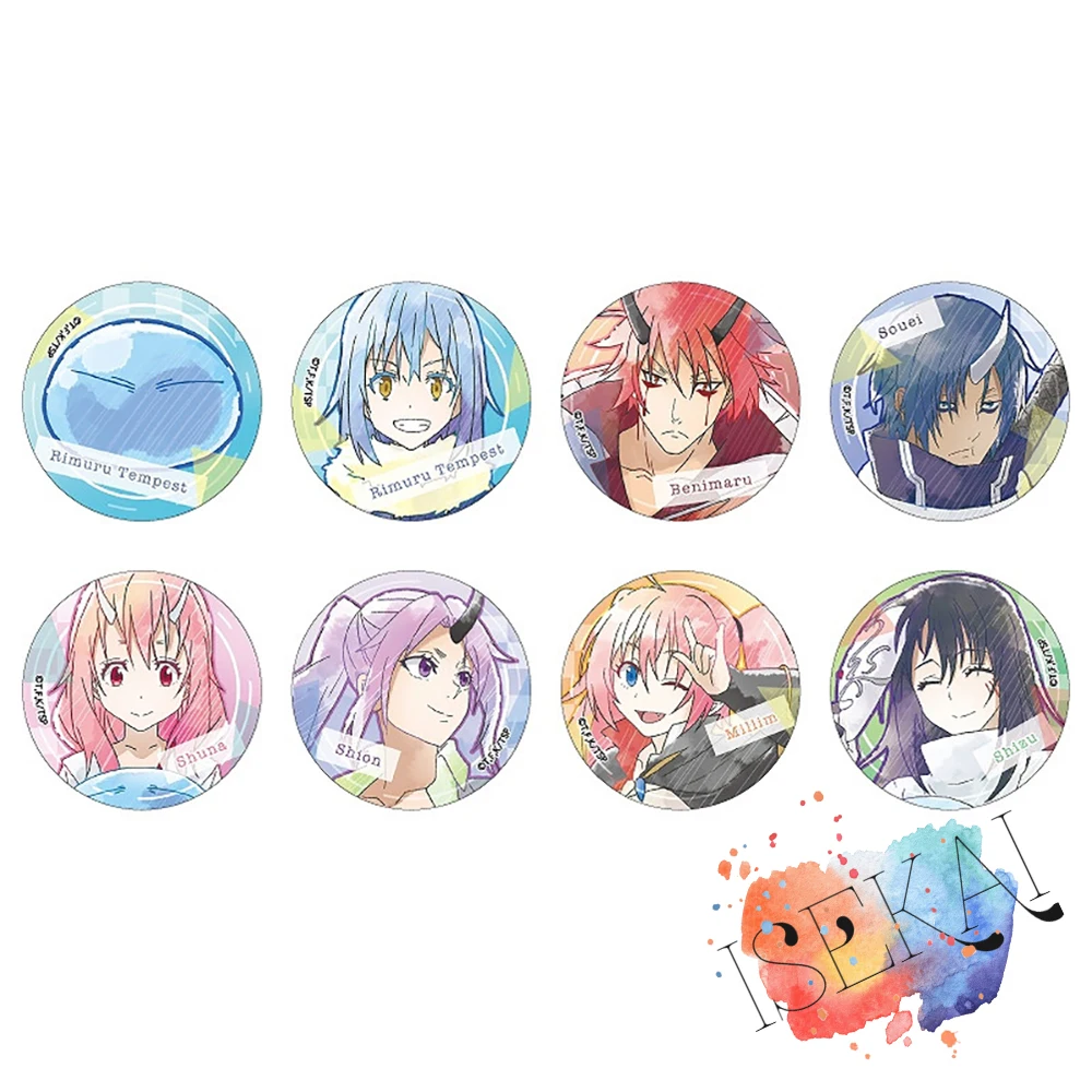 В этот раз я перевоплотилась в слайм значок Rimuru Tempest нимару шуна тенсура слизь