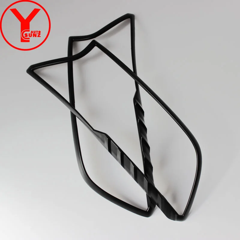 YCSUNZ ABS черные накладки на передние фары автомобильные запчасти аксессуары для Ford