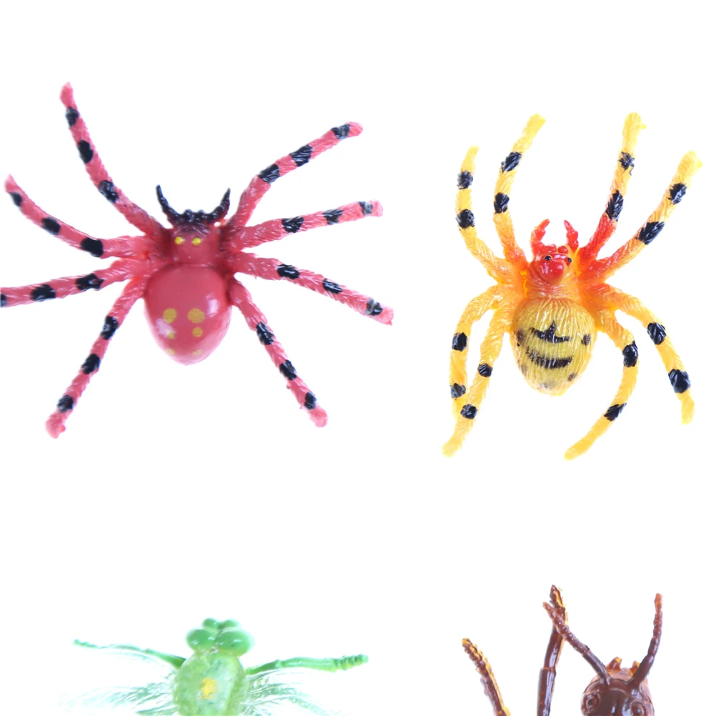 

12pcs/lot Plastic Insect Reptile Model Figures Kids Party Bag Filler Favour Toys Boy Favor Insects Figures Randomly Send