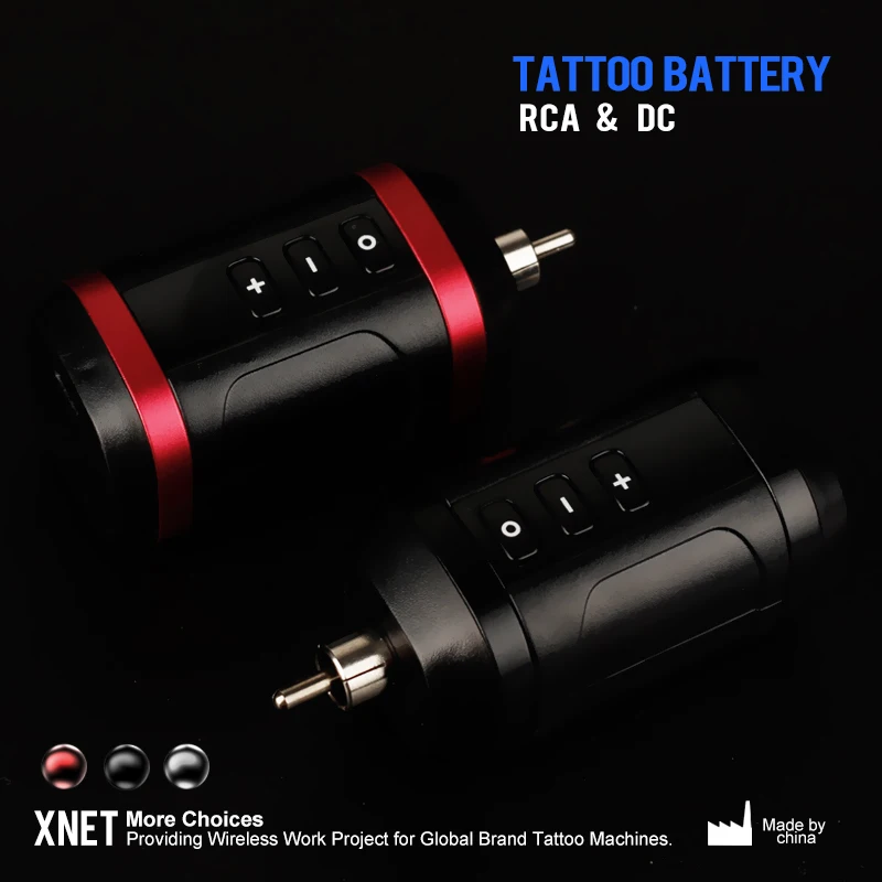 Мини-блок питания для тату разъем RCA и DC 1650 мАч ЖК-экран аккумулятор тату-машинки