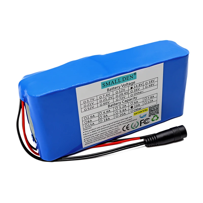 14 8 V 10Ah комплект литий ионный батарей 18650 4S4P DC 16 ночная рыбалка лампы обогреватель