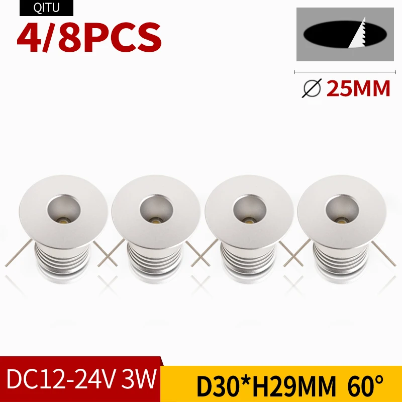 Точечный светильник для кабинета со светодиодный енным светодиодом 12 24 В 3
