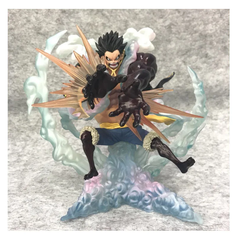 

One Piece Action Figure Super Guild Wars 4 Gear Luffy Lion Rocket Model Toys Ornament Cartoon Anime Dolls Figurines for Fans Toy