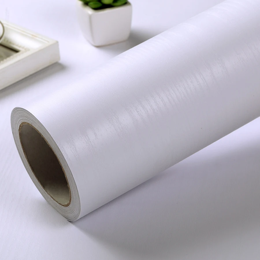 

Wokhome Wood Vinyl Wall Papers Self-adhesive Paper Furniture Renovation Sticker Wood Grain Wallpaper Stickers for Walls In Rolls