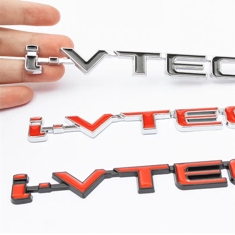 

3D VTEC логотип металлическая эмблема значок для Honda City cb400 i-VTEC vfr800 cb750 Civic Accord Odyssey Spirior CRV SUV