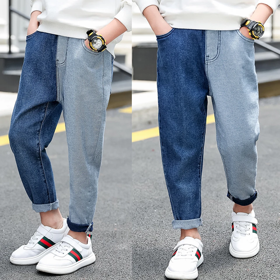 Детская одежда для весны и осени штаны мальчиков детей как будто бы От 4 до 13 лет