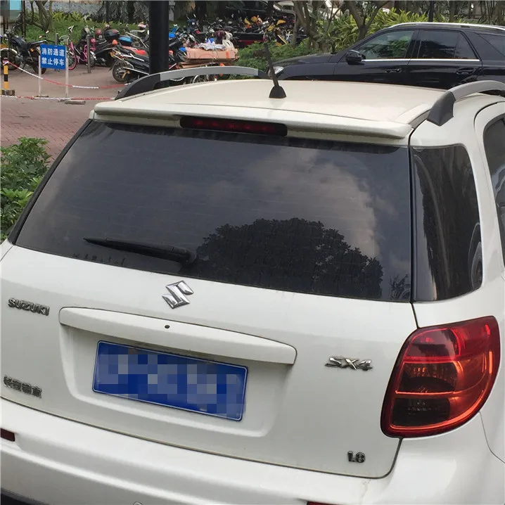 Спойлер для Suzuki SX4 из АБС пластика черный/белый спойлер на заднее крыло