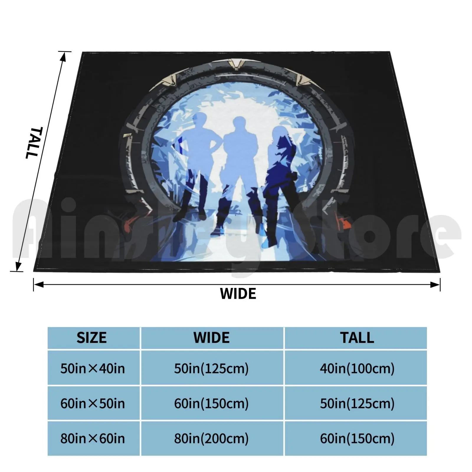 Одеяло для женщин Sg1 модные на заказ Stargate научная фантастика женские ролевые