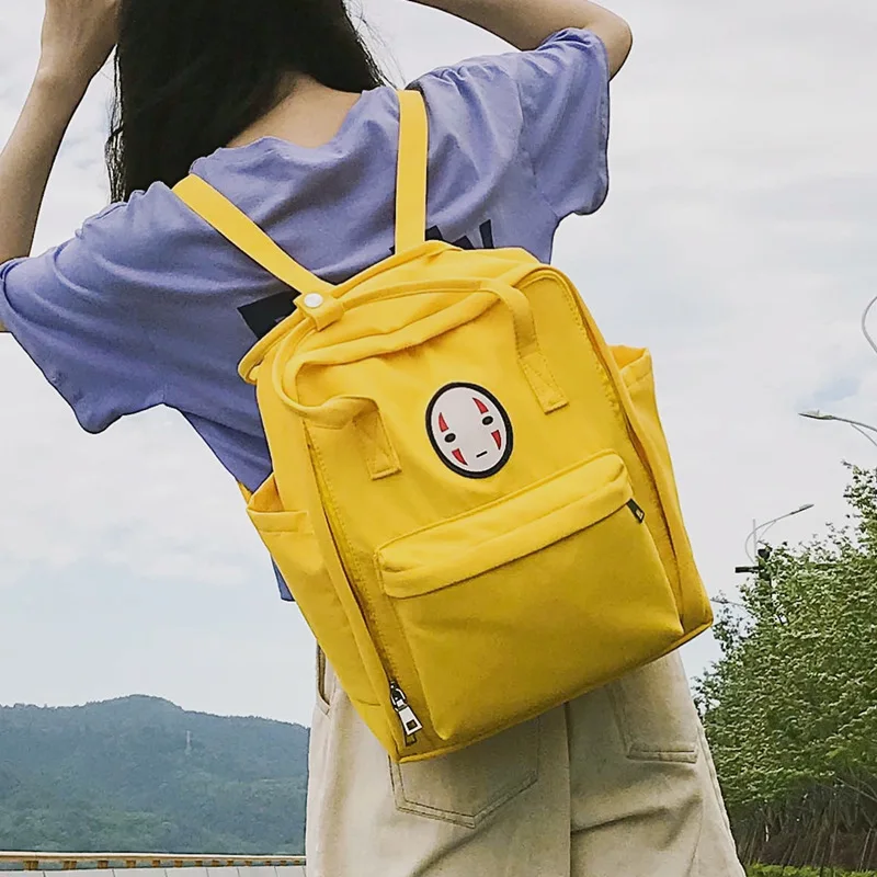 Большой емкости Повседневный Рюкзак подростковый унисекс холст рюкзак кампус