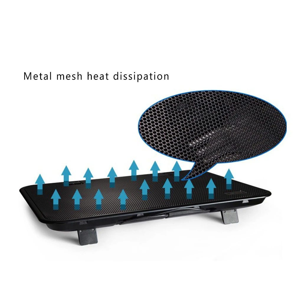 Кулер для ноутбука 14 Дюймов 5 В 2 вентилятора|Охлаждающие подставки ноутбуков| |