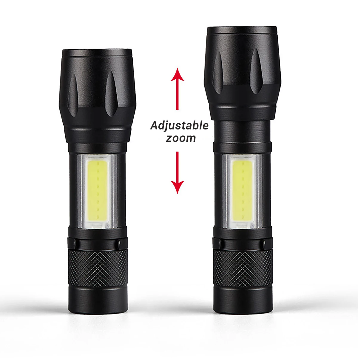 Портативный светодиодный мини фонарик с COB матрицей водонепроницаемый уличный