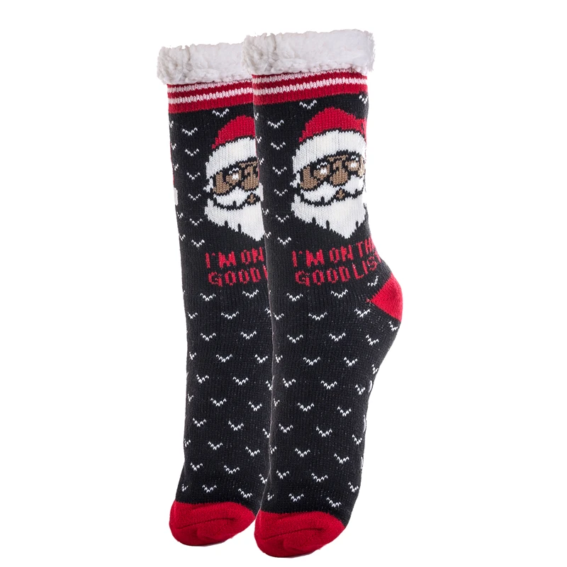 FRALOSHA/длинные носки-тапочки Домашние тапочки Женские зимние теплые пушистые