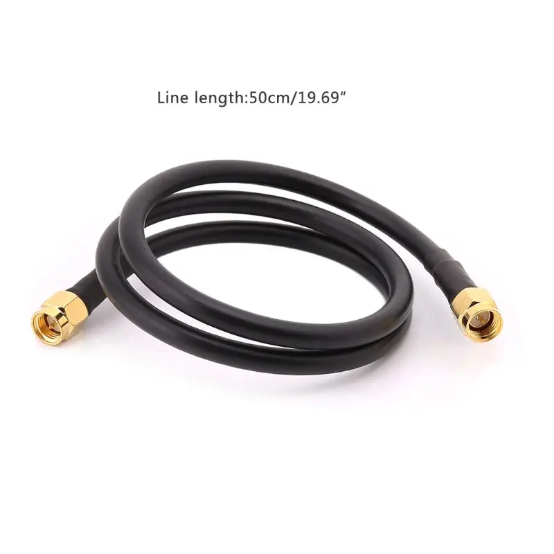 SMA Male To RG58 Pigtail кабель 50 см антенные кабели с низкой потерей|Соединители| |