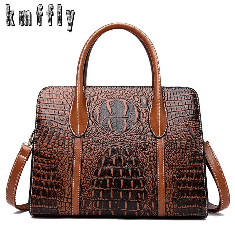 Brand luxury handbags women bags designer crocodile pattern lady handbag fashion shoulder crossbody bags for women tote bag