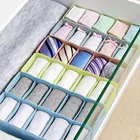 Пластиковый Органайзер с 5 ячейками, коробка для хранения, ящик для галстуков, бюстгальтеров, носков, косметический разделитель, аккуратный ящик, разделитель для косметики, аккуратный Новый, бесплатный #40