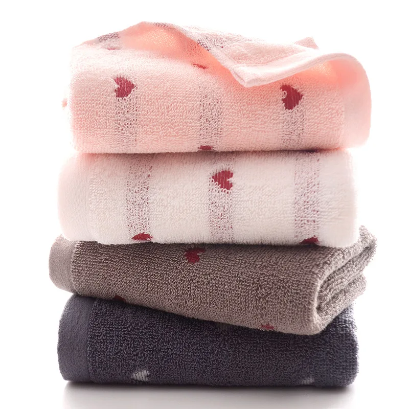 Хлопковое впитывающее полотенце для рук треугольное сухого лица с узором в виде