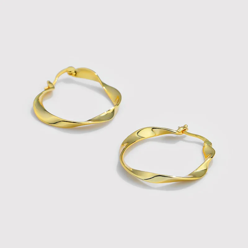 

Серьги-подвески из серебра 100% пробы с кольцом, 30 мм