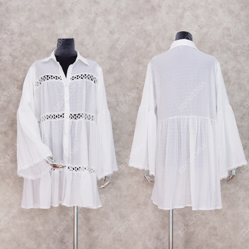 Сексуальные Прозрачные Пляжные топы бикини открытые спереди Белая Кружевная