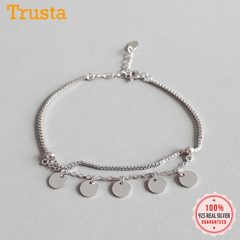 Женский двухслойный браслет из серебра 925 пробы DS2364|Гибкие и жесткие браслеты| |