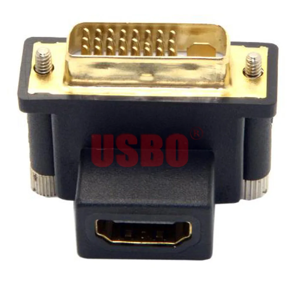 Высококачественный чёрный 90 градусов коленчатый разъем HDMI для передачи данных