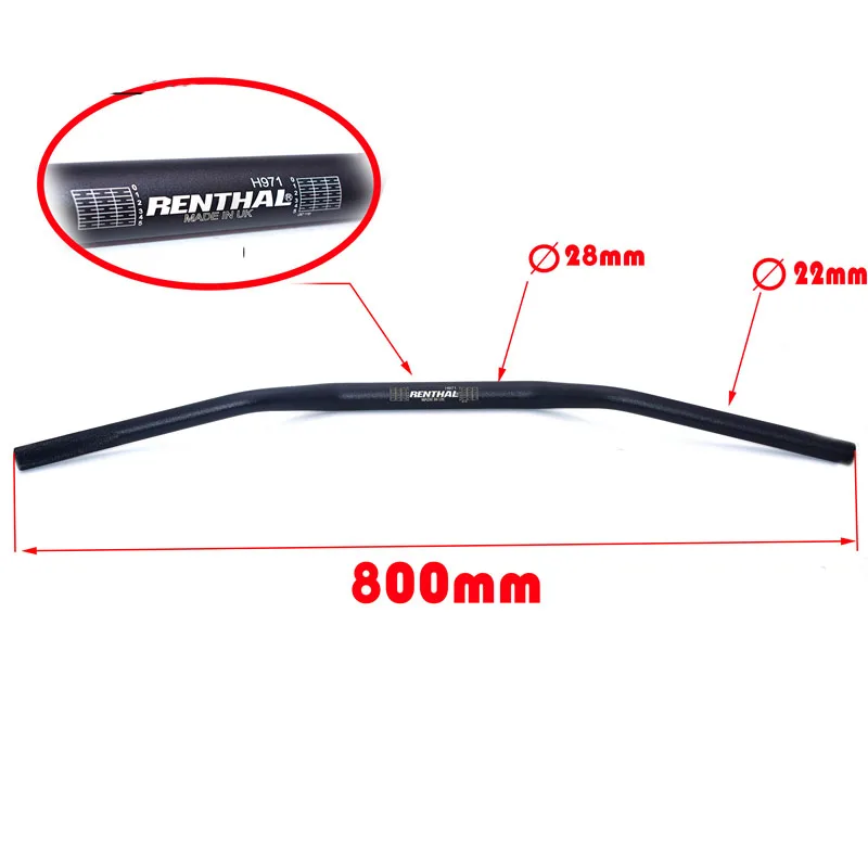 Рукоятка для руля мотоцикла мотокросса питбайка CRF YZF KLX RMZ EXC 1/8 дюйма 28 мм |