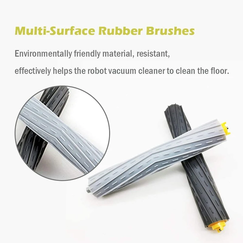 4 Set Debris Extractor Roller Brush for IRobot Roomba 800 Series 850 860 861 866 870 880 890 900 960 980 Robotic | Бытовая техника