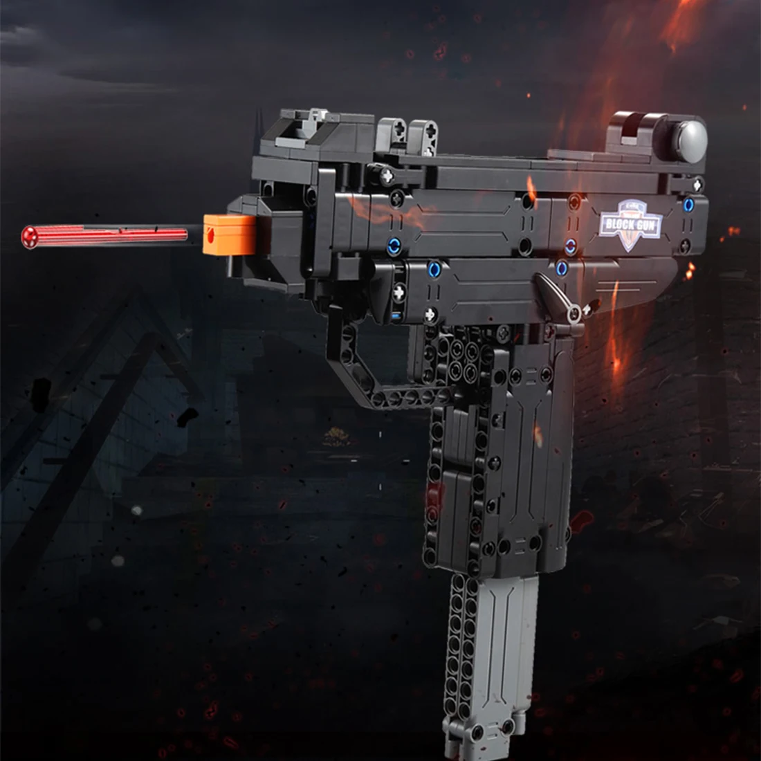 

359+Pcs Simulation Mechanical Weapon Building Blocks Toy Submachine Blaster Blocks Shooting Blaster Learning Educational toys