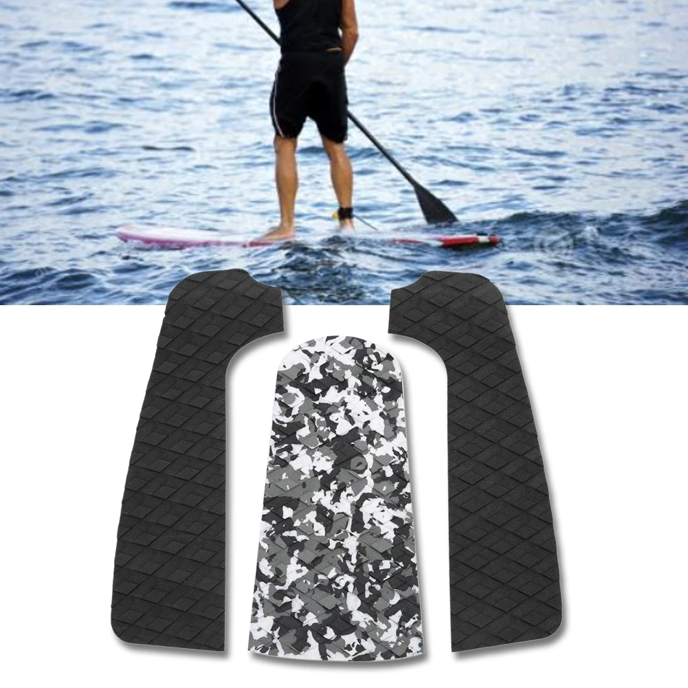 

3pcs Equipment Safety Protection Outdoor Traction Sports Grip Wide Use Accessories Non Slip EVA Surfboard Tail Pad