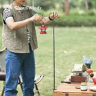 Ультралегкий Настольный держатель для лампы Thous Wind, уличная лампа для кемпинга, складной держатель для лампы из алюминиевого сплава, подвесной Полюс