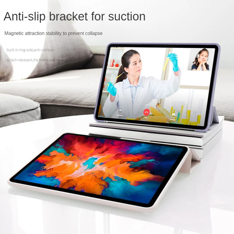 Силиконовый чехол для Lenovo Tab P11 Женский и телефона Pro 11 5 умный планшета с магнитом