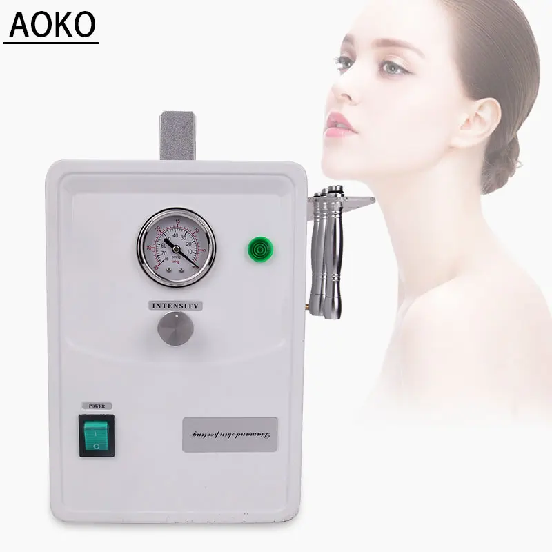 AOKO 3 в 1 многофункциональная алмазная микродермабразия машина для красоты омоложение кожи против морщин устройство для отшелушивания кожи спа