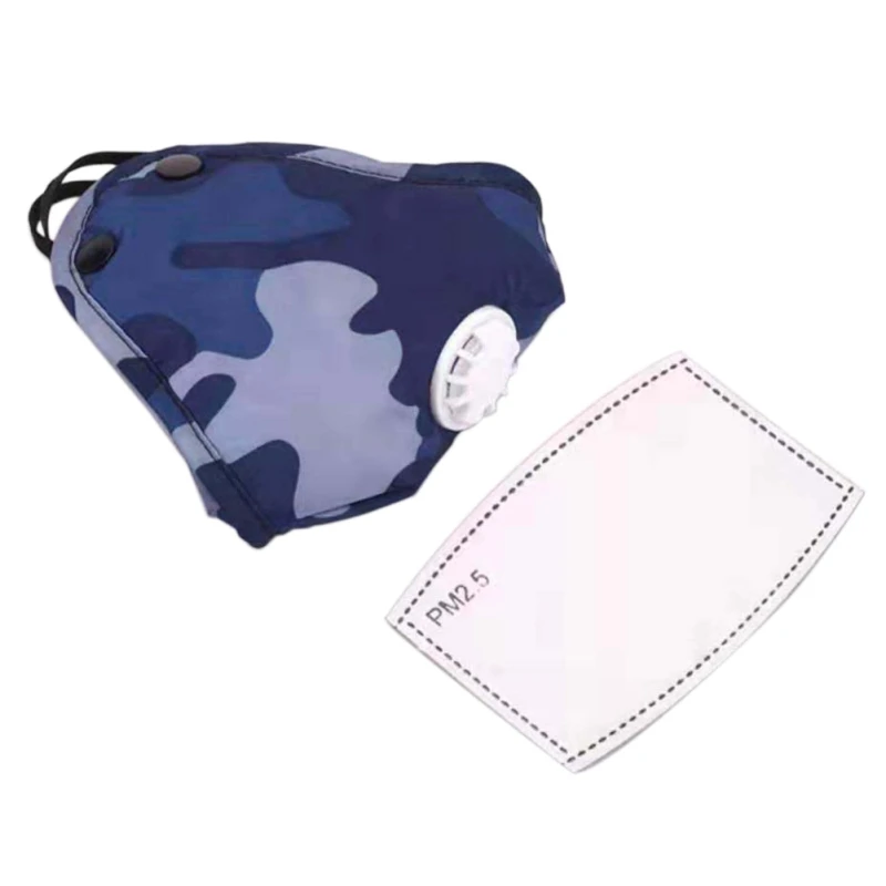 Пылезащитная маска для лица PM2.5 с активированным углем и фильтром 1 шт. |