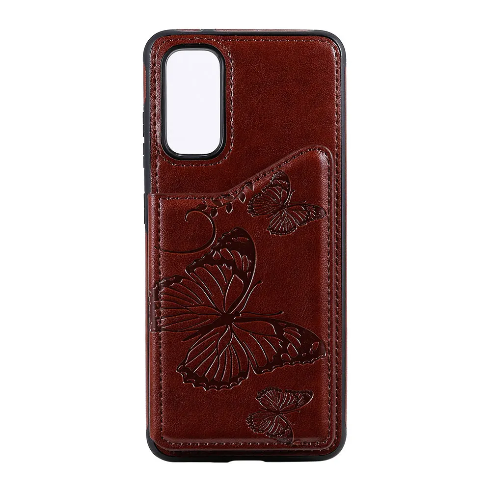 Кожаный флип-чехол KISSCASE с бабочками для Samsung S20 чехол S10 S8 S9 Plus Note10 Couqe