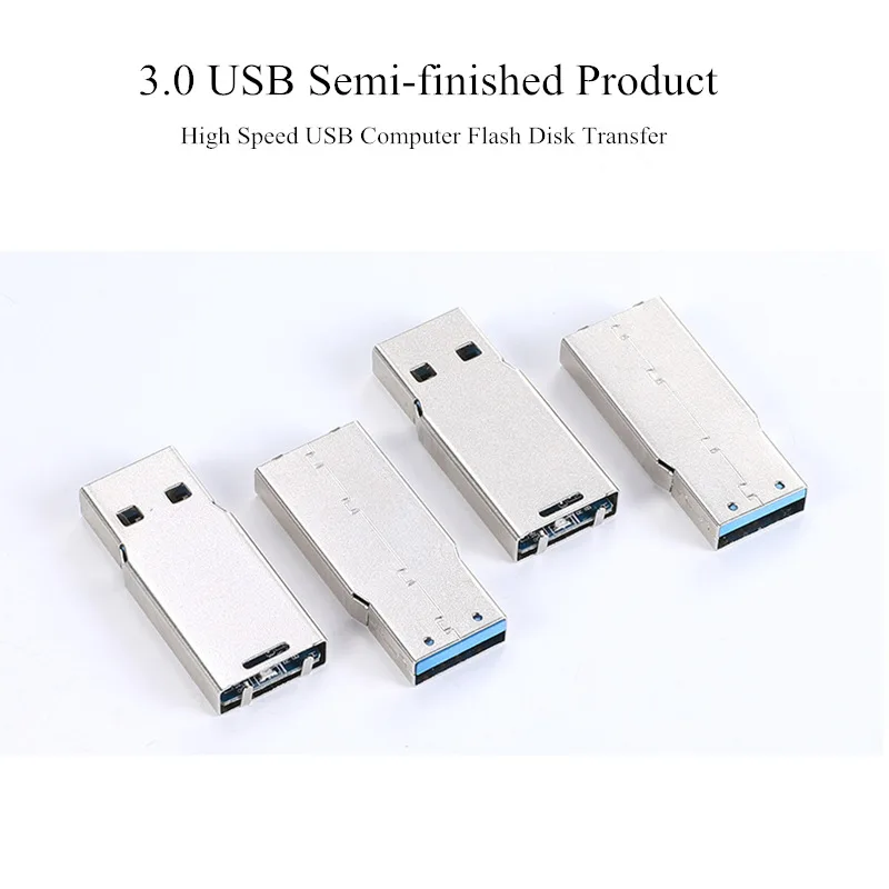Wholesale chip Plug and play USB 3.0 High speed memory flash 4gb 8G 16GB 32GB 64GB 128G usb U disk semi-finished chip pendrive