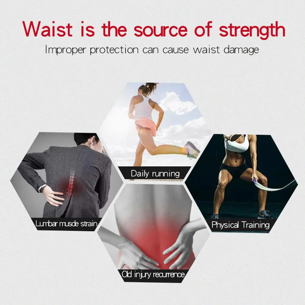 

Lumbar Support Waist Pain Back Injury Prevent Supporting Brace For Fitness Weightlifting Belts Sports Safety Corrector