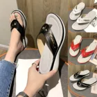 Сандалии женские на плоской подошве, спортивные шлепанцы, мягкие пляжные босоножки, обувь с застежкой, для улицы, лето, 2020