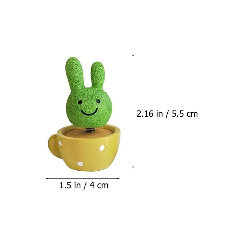 Adornos de resina Mini para coche, decoraciones creativas para bons&aacute;i, 6 uds.-1