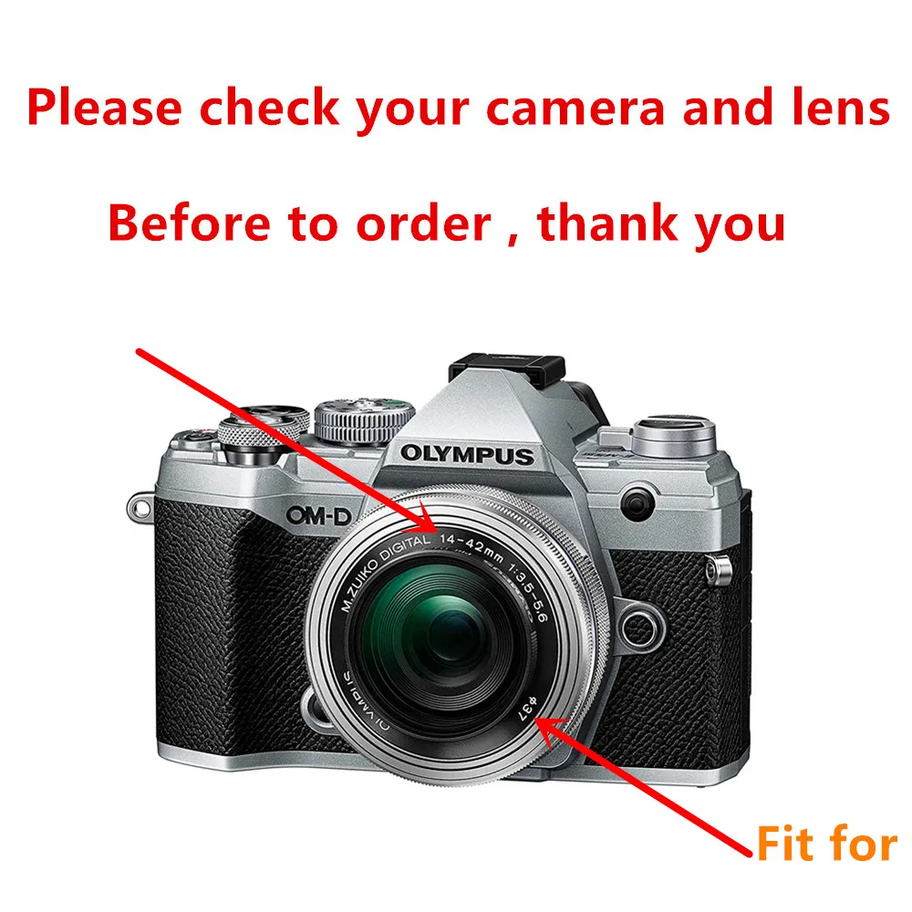 Набор фильтров CPL ND4 UV для автоматической чистки крышки объектива Olympus OM D E M10 Mark III
