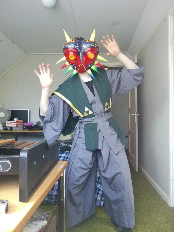 XCOSER легенда о Зельде мажора маска игра косплей маски стильные окрашенные вечерние маски реквизит для косплея аксессуары для женщин и мужчин