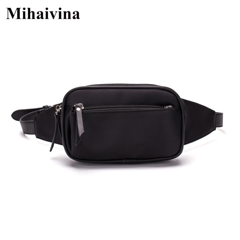 

Mihaivin Nylon Running Waist Bag Women Phone Bag Waterproof Fanny Pack For Women Waist Packs Chest Bag Small Hip Pack Hiking
