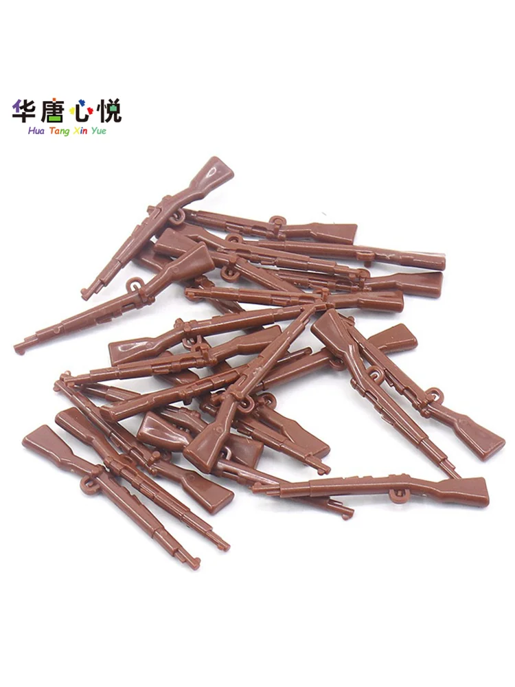 Военная серия оружия военные винтовки маусера 24 шт. в сумке пистолеты солдаты