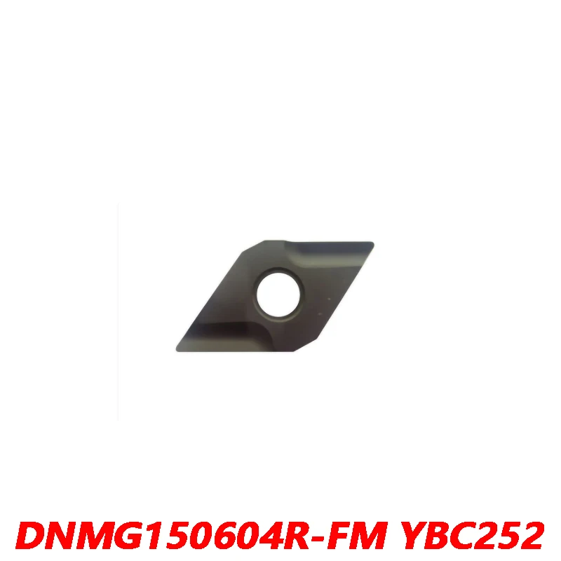 

ZCC 100% Original DNMG DNMG150604R-FM YBC252 10pcs Carbide insert CNC lathe insertion Special for processing steel parts 150604R