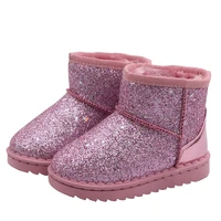 fashion bling snow boot for baby girls winter boots for big kids warm childrens non slip shoe 2 3 4 5 6 7 8 9 10 11 12 year old