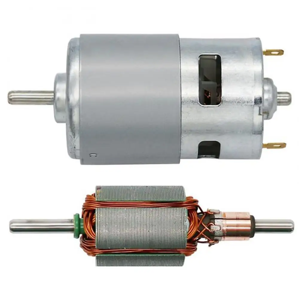 DC 12 24V 2900RPM большой крутящий момент шарикоподшипник двигатель постоянного тока 555