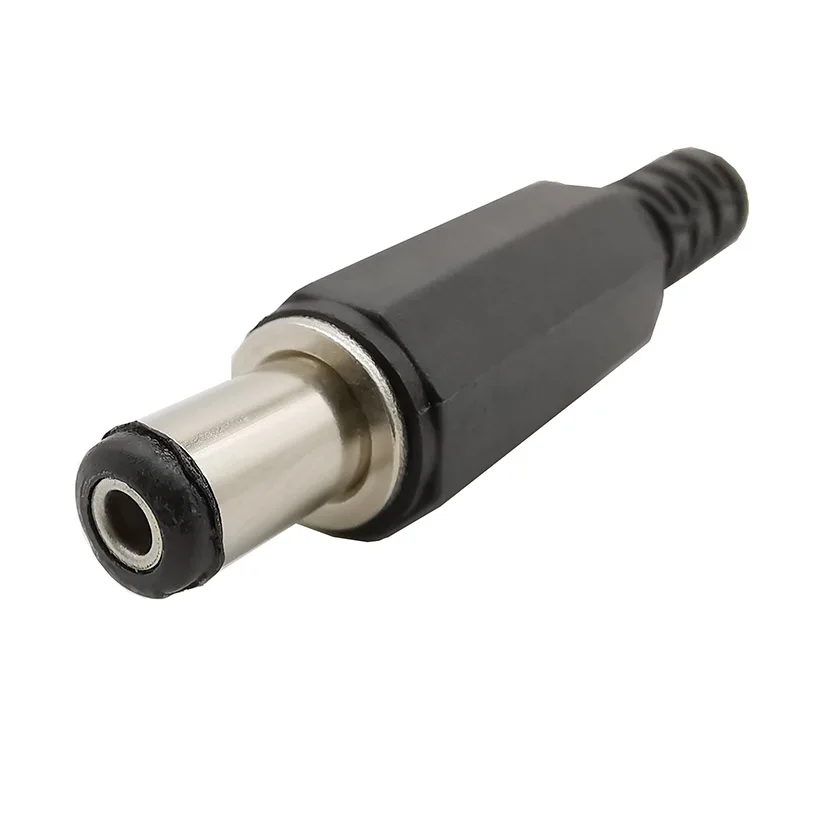 5/10Pcs 5.5x2.5mm DC Power DIY Electrical Plug Charge Socket Solder Wire Connector 5.5*2.5mm Male Mount Jack Adapters - купить по