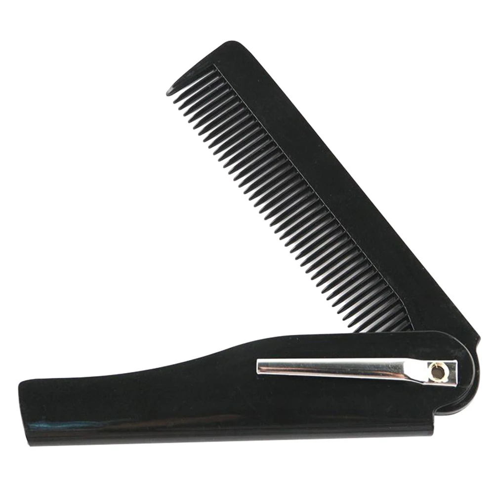 Складная портативная маленькая расческа для путешествий с ручкой-ручкой