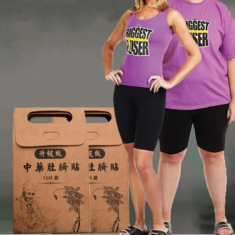 Эссенция китайской медицины наклейка для похудения Cellulite пупка тонкая талия