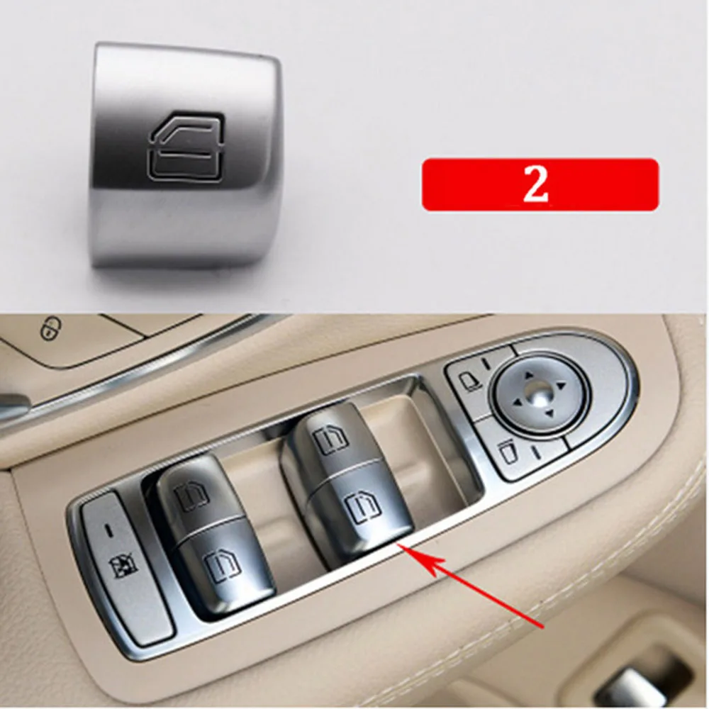 

Car Window Glass Switch Interior ABS+PC Accessories Reliable Practical
