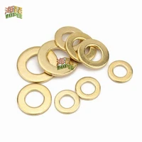 1050pcs m2 m2 5 m3 m4 m5 m6 m8 m10 m12 m14 m16 m18 m20 gb97 din125 solid brass copper flat washer plain gasket pad high quality