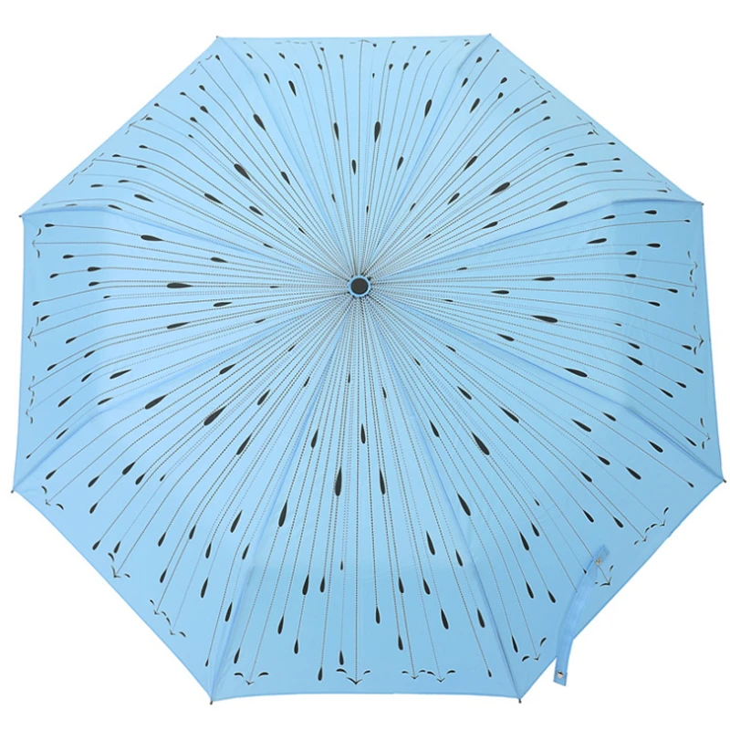 Креативный трехскладной зонт со звездами для съемки дождя женщин и мужчин модный